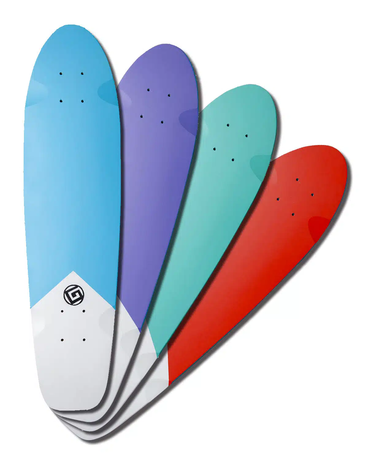 Skateboard Cruiser Color violet by Goldfinger