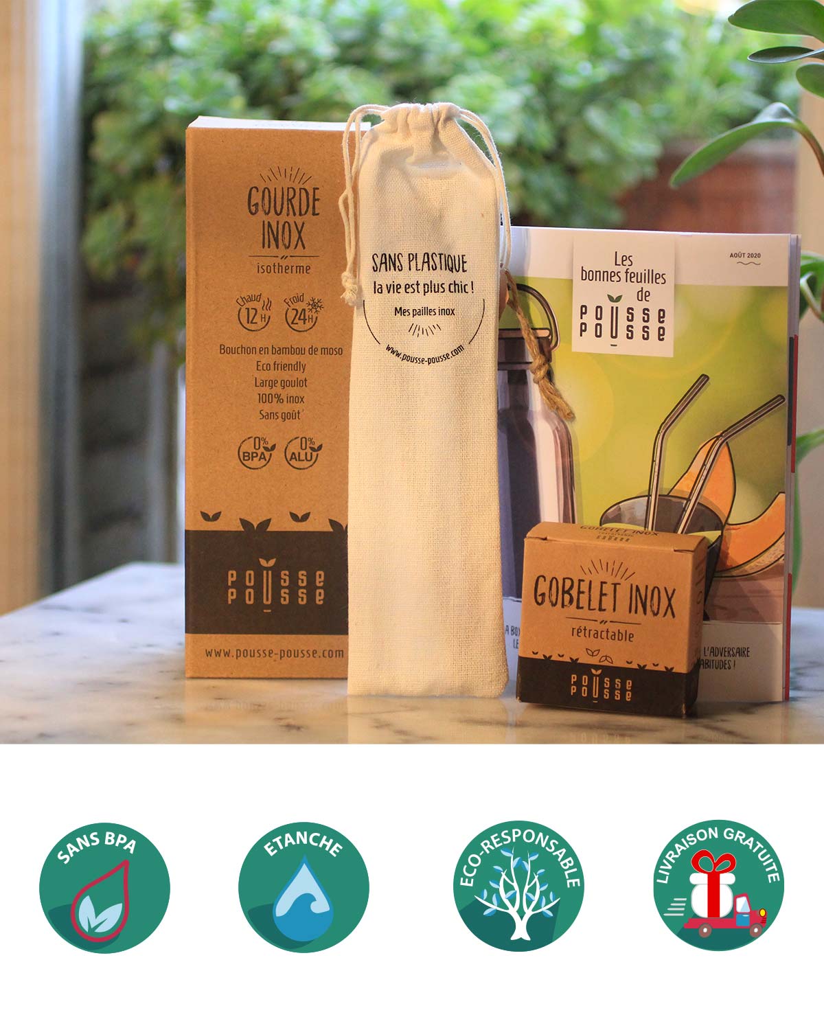 box pousse pousse zéro déchet