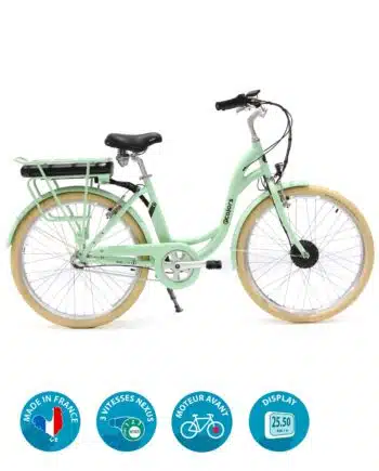 vélo électrique E-colors Vert by Arcade Cycles